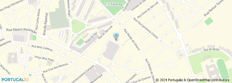 Mapa de Mercado Municipal de Faro SA
