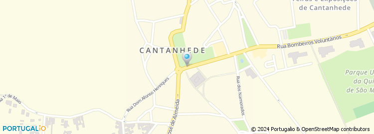 Mapa de Mo, Centro Comercial Continente de Cantanhede
