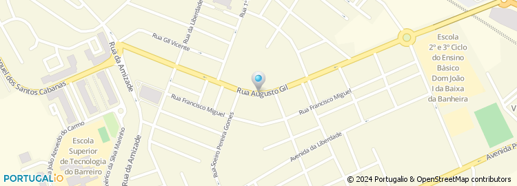 Mapa de Rua Augusto Gil