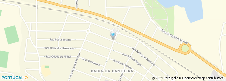 Mapa de Rua Padre José Feliciano