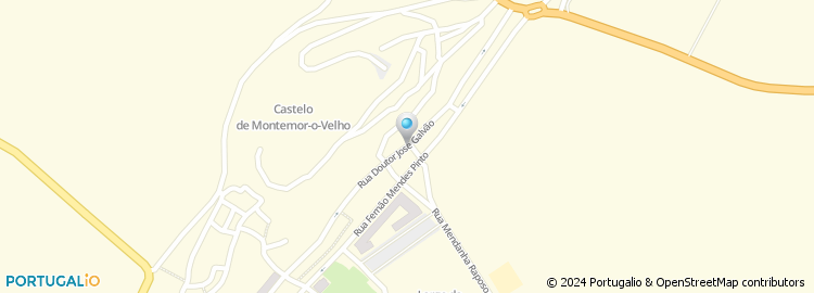 Mapa de Rua Doutor José Galvão