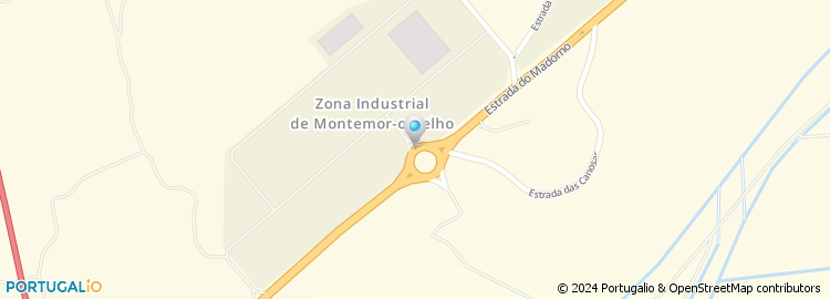 Mapa de Zona Industrial de Montemor-O-Velho