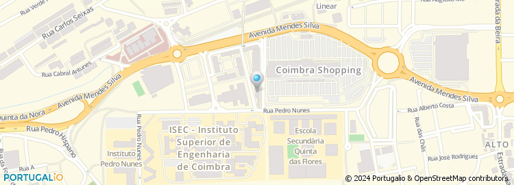 Mapa de MRW - Transporte Urgente, Coimbra