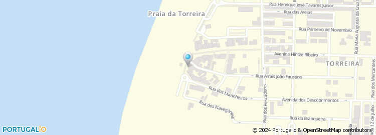 Mapa de Avenida António Augusto Valente de Almeida
