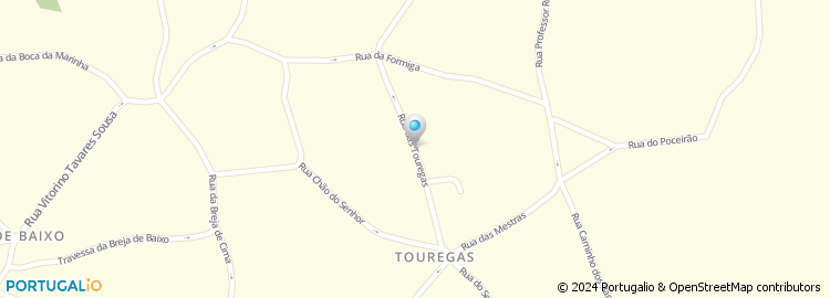 Mapa de Touregas