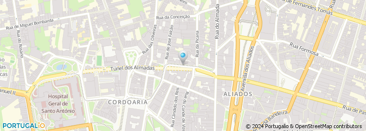 Mapa de Nogueiras e Santana - Restauração e Refeições, Lda