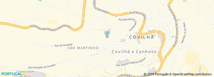 Mapa de Noticias da Covilha