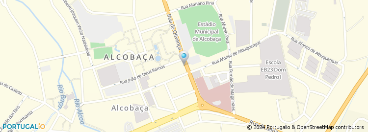 Mapa de Novo Banco, Alcobaça