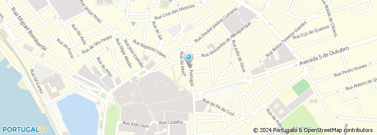 Mapa de Novo Banco, Centro de Empresas Algarve