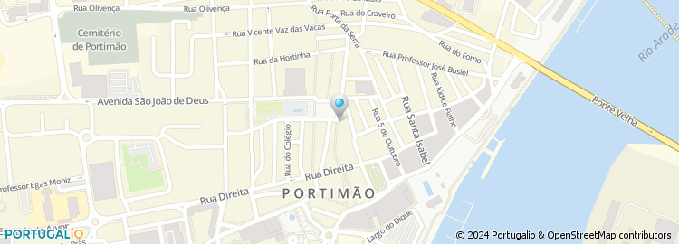 Mapa de Novo Banco, Portimão