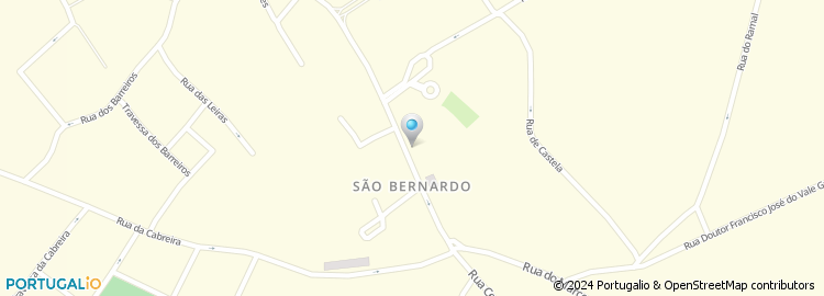 Mapa de Novo Banco, S. Bernardo, Aveiro