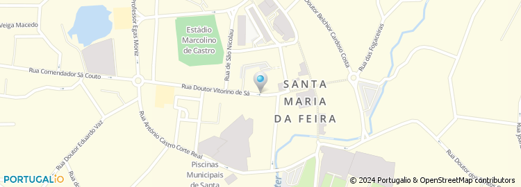 Mapa de Novo Banco, Santa Maria da Feira