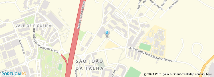 Mapa de Novo Banco, Sao João da Talha