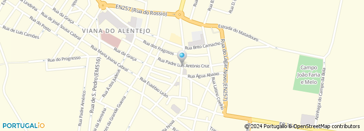 Mapa de Novo Banco, Viana do Alentejo