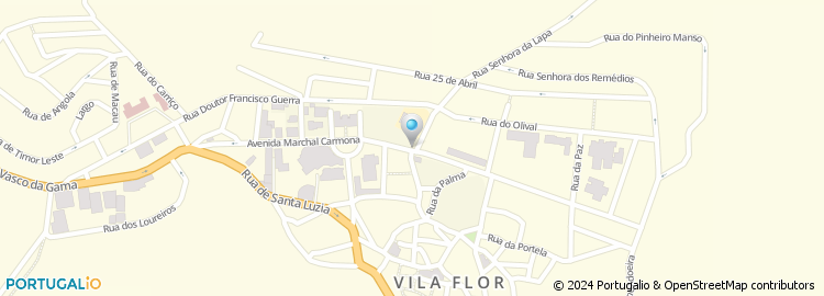 Mapa de Novo Banco, Vila Flor