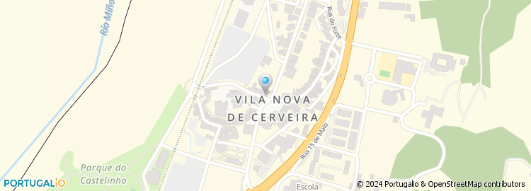 Mapa de Novo Banco, Vila Nova de Cerveira
