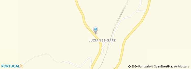 Mapa de Luzianes Gare