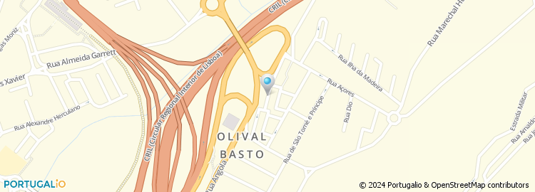 Mapa de Rua Luís de Sttau Monteiro