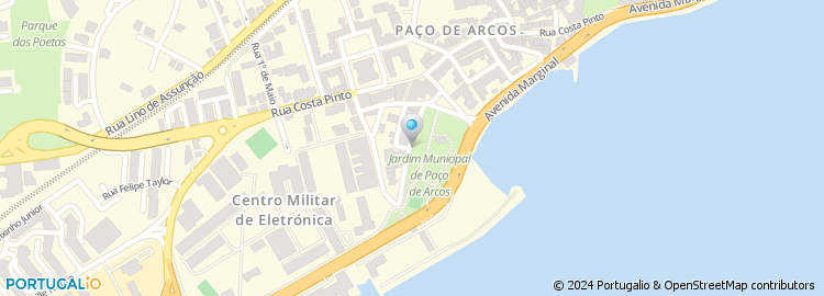Mapa de Avenida Marquês de Pombal
