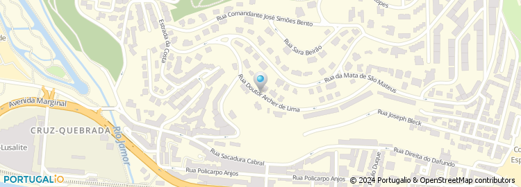 Mapa de Rua Doutor Archer de Lima
