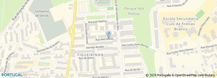 Mapa de Rua Abel Manta