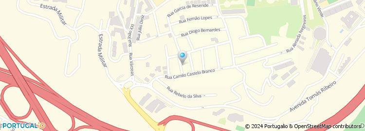 Mapa de Rua Frei Heitor Pinto