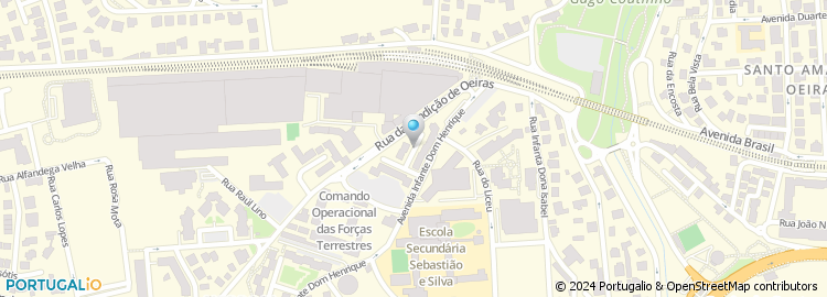 Mapa de Rua Infante Dom Pedro