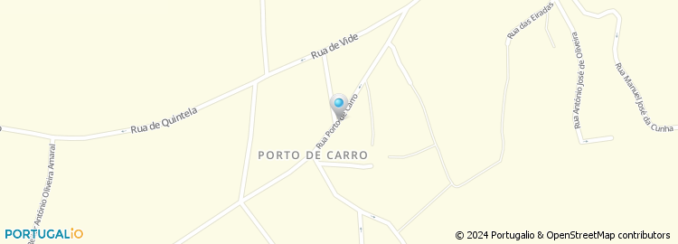 Mapa de Rua do Porto de Carro