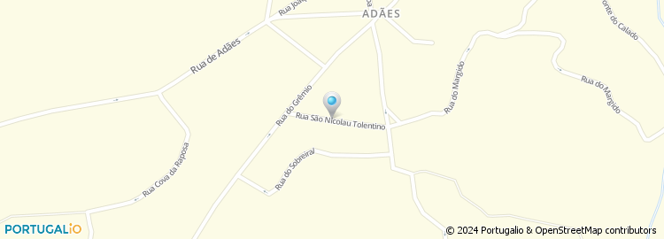 Mapa de Rua São Nicolau Tolentino