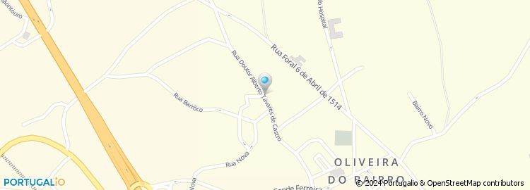 Mapa de Apartado 106, Oliveira do Bairro
