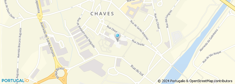 Mapa de Optica Nova de Chaves, Lda