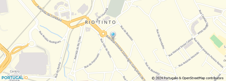 Mapa de Opticas Rio, Lda
