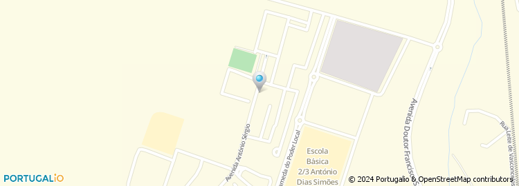 Mapa de Avenida António Sérgio