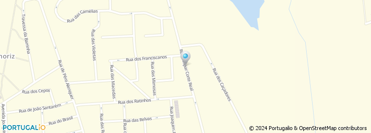 Mapa de Rua Gaspar Corte Real