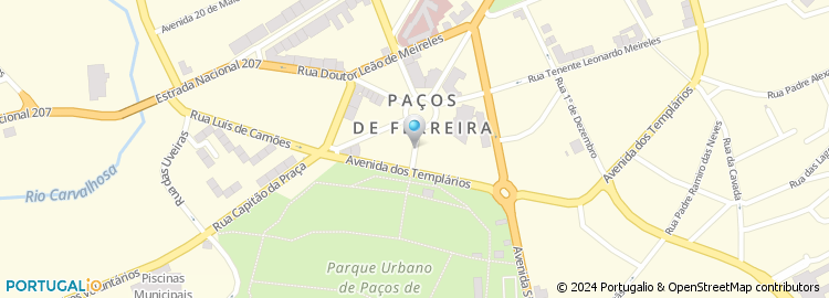 Mapa de Rua Afonso Henriques