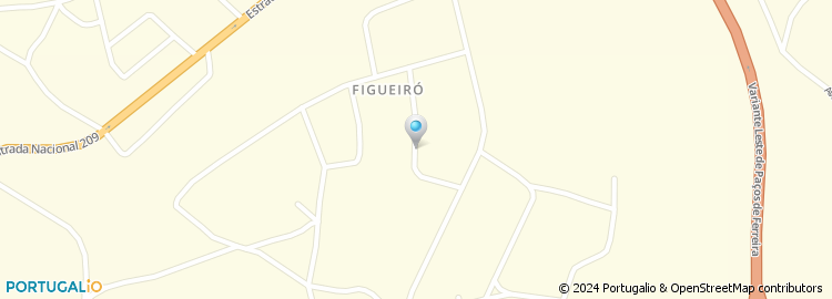 Mapa de Rua do Centro Escolar de Figueiró