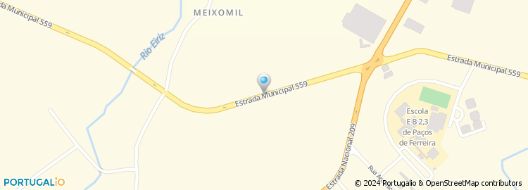 Mapa de Paços Station - Centro de Manutenção de Veiculos, Lda