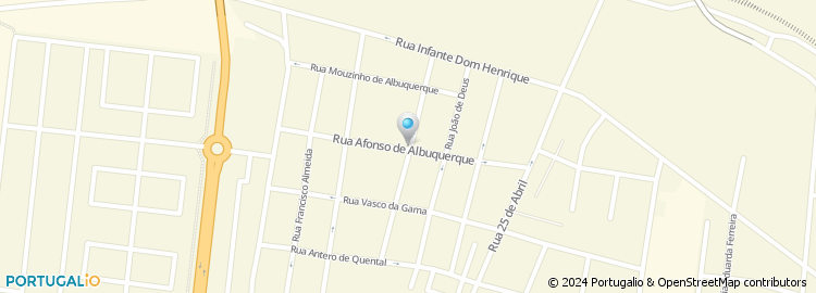 Mapa de Rua Afonso de Albuquerque