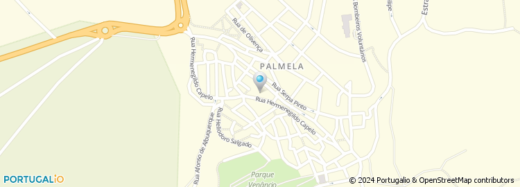 Mapa de Rua Hermenegildo Capelo