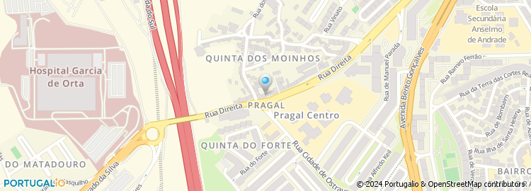 Mapa de Papelaria Fernão Mendes Pinto Lda