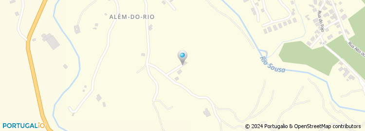 Mapa de Travessa do Alto de Além - do - Rio