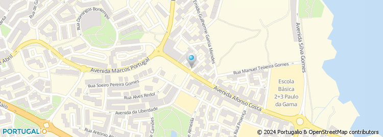 Mapa de Pastelaria Caravela, Lda