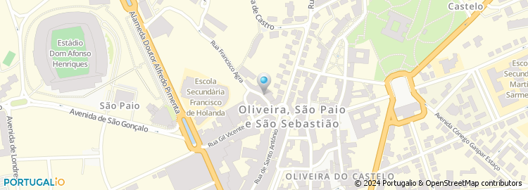 Mapa de Pedro Gomes Ribeiro, Unipessoal Lda