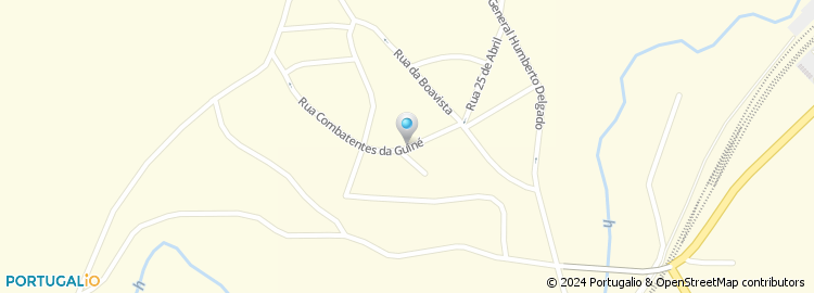 Mapa de Rua dos Combatentes da Guiné