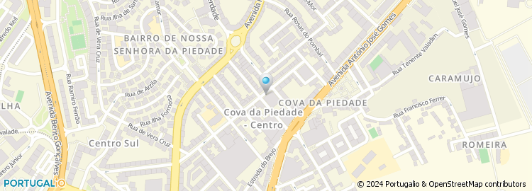 Mapa de Pepe Jeans, Forum Almada