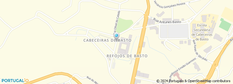 Mapa de Pereira, Teixeira & Lemos - Empresa de Confecções Lda
