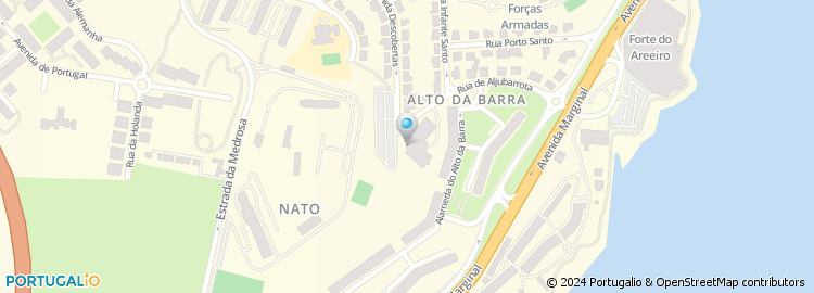 Mapa de Perfumaria Equivalenza, Alto da Barra, Oeiras