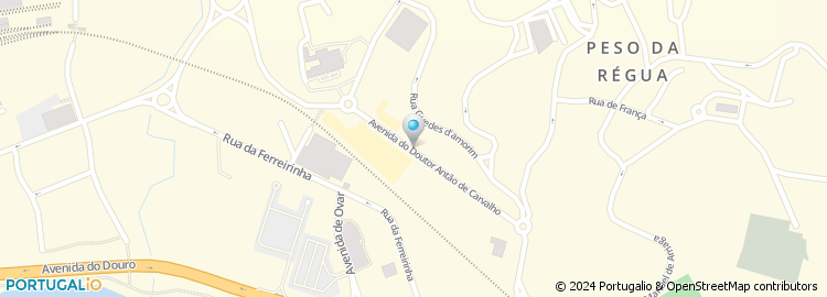 Mapa de Avenida Doutor Antão de Carvalho