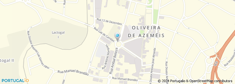 Mapa de Pingo Doce, Centro Comercial Rainha - Oliveira de Azeméis