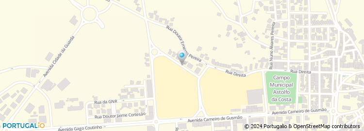 Mapa de Rua Professor Artur Beirão